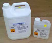 Salt neutraliser solution to mix with plaster