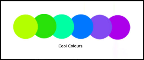 Example of cool colours