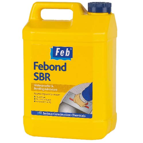 SBR admixture that can be used within a concrete mix
