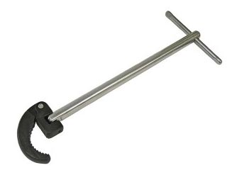 Adjustable basin wrench or spanner