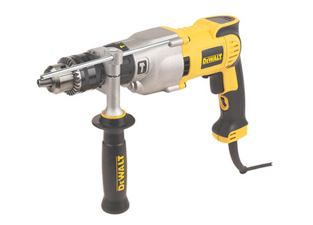 Corded power drill with safety clutch