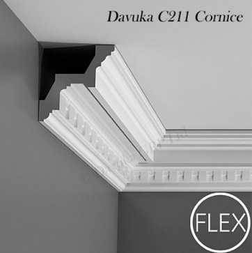 Dentil Block Cornice and Coving