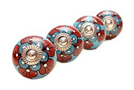 Patterned knobs for kitchen drawers