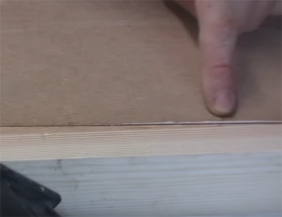 Gap between joint