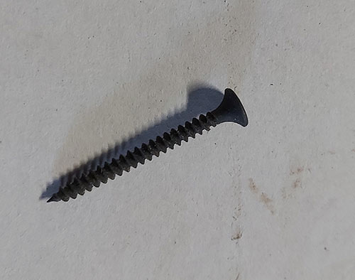 Standard plasterboard screw