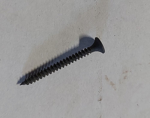 Standard plasterboard screw