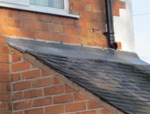 Look for broken flashing around your roof and chimney