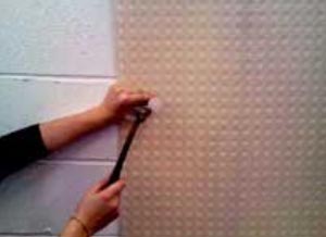 Apply a mesh membrane to your wall to be sure that salts will not reappear