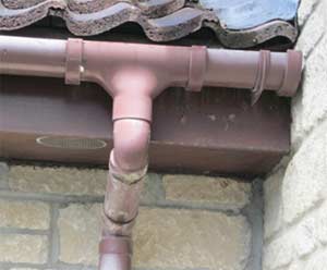 Inspect your guttering for cracks and faults