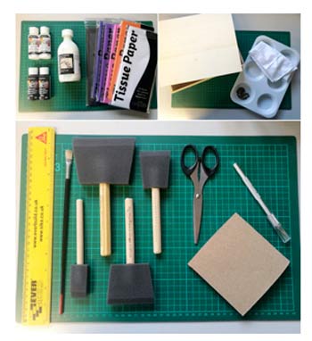 Craft kit for decoupage