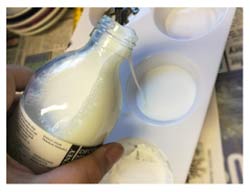 Paint on glue