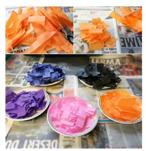 Prepare the tissue paper