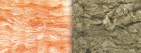 Glass fibre vs rock wool