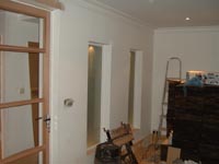 Complete second fix electrics, plumbing, skirting and architraves