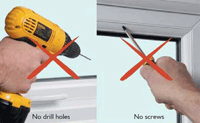 No drilling and no screws
