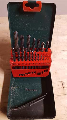 Metabo HSS metal drill bit set