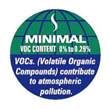 VOC paint label