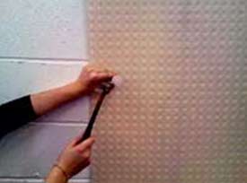 Wall mesh membrane for lining walls