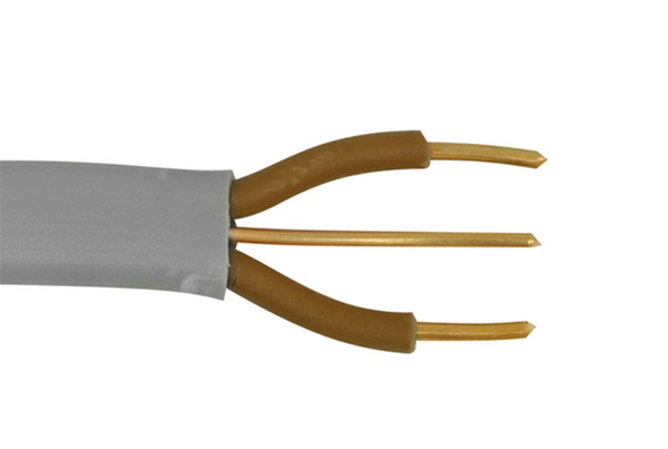 Twin brown core cable used for lighting circuits and switches
