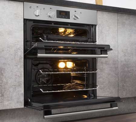 Built under electric double oven