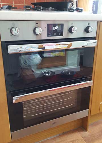 New electric cooker installed