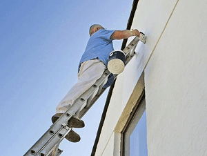 Painting the exterior of a house