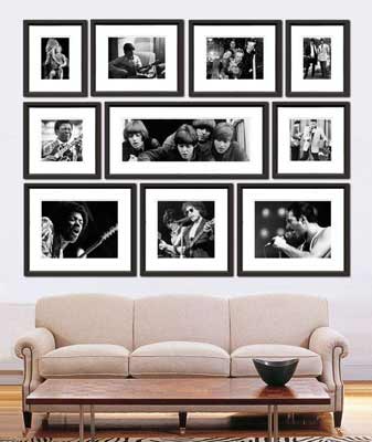 Modern picture feature wall