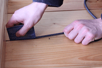 Pushing DraughtEx down into gaps in floor