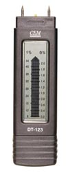 Use a damp meter to find the area of your wall affected by the leak