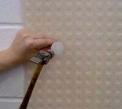 Fitting a mesh membrane can stop salts appearing in your wall