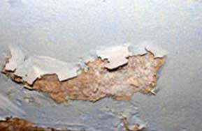 Water leaks can wash salts out of your brickwork and into your plaster