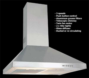 Cooker hoods and other kitchen products