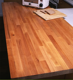 Kitchen wooden worktop