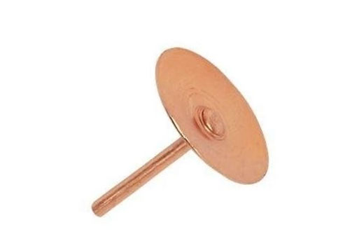Tingle or copper disc rivet