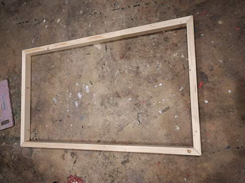 Main workbench framework laid out ready for fixing