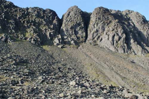 Scree slop of rocks