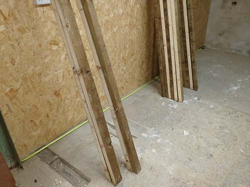 6x2 timbers cut down to 3x2