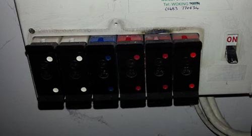 Old style fuse board