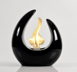 Contemporary gel fire container