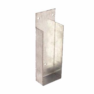 Galvanised metal gravel board clip