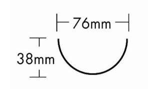 Mini gutter cross section and dimensions