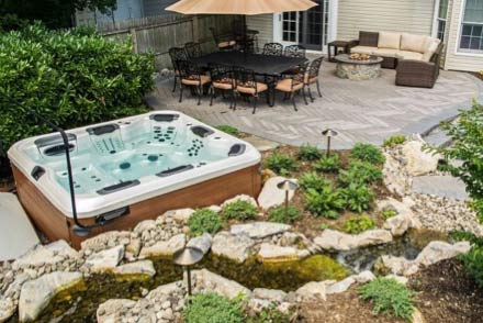 Position hot tubs in the right place