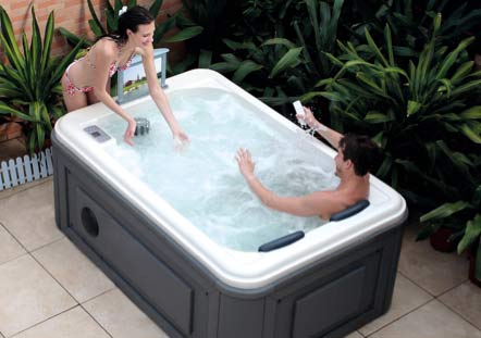 A typical garden spa