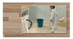 Washing laminate flooring