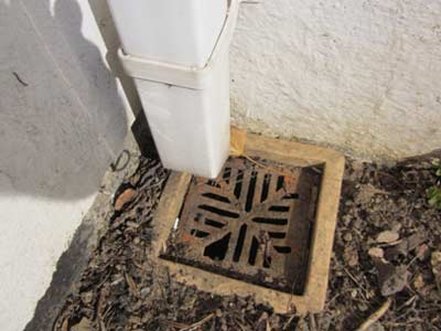 Surface Water Drain and Downpipe