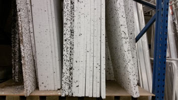 Polystyrene insulation sheets