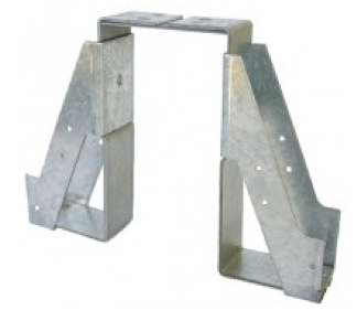 Saddle type joist hanger