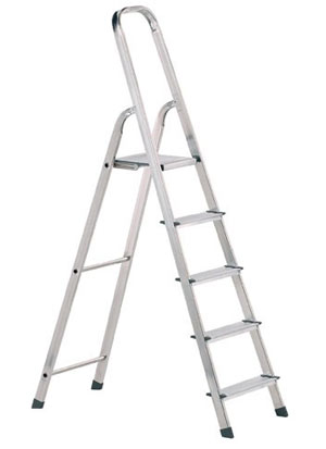 Light trade 6 step folding step ladder