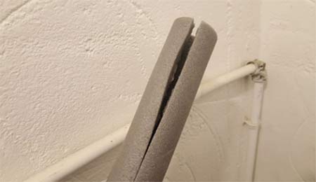 Foam pipe insulation