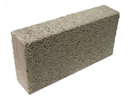 Standard solid concrete block